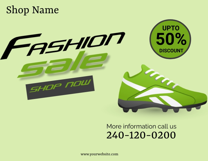 Plantilla de Shoe Offer PosterMyWall