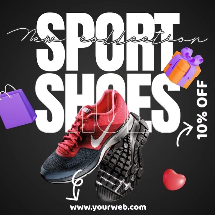 Shoe Sale Ads Instagram Plasing template