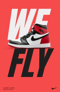 Shoe sale advertisement flyer Tabloid template