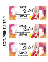 SHOE SALE Template | PosterMyWall