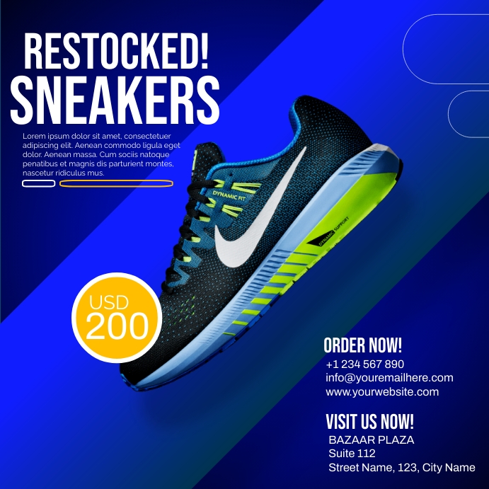 Shoe Flyer Example Shoe Sale Flyer Instagram Ad Template | PosterMyWall