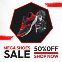 Hvid Shoe Sale Square Template