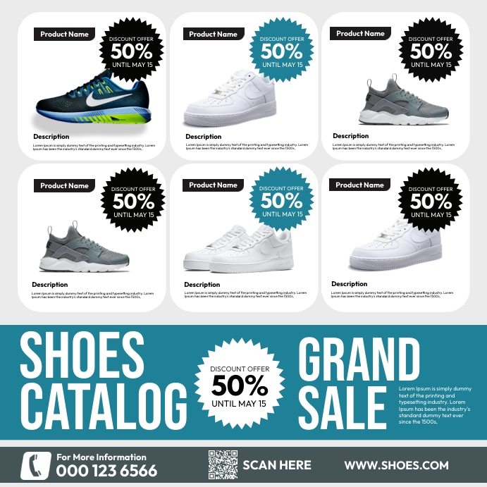 Shoes Catalog Instagram Template PosterMyWall