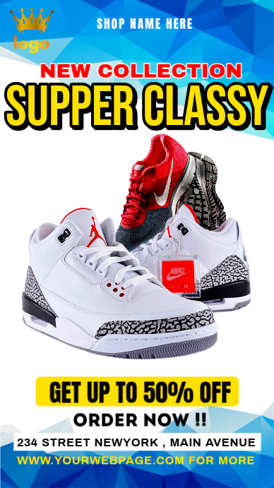 Copy of shoes collection posters | PosterMyWall