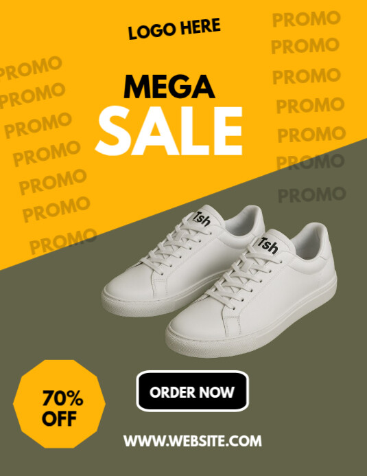 shoes Flyer (US Letter) template