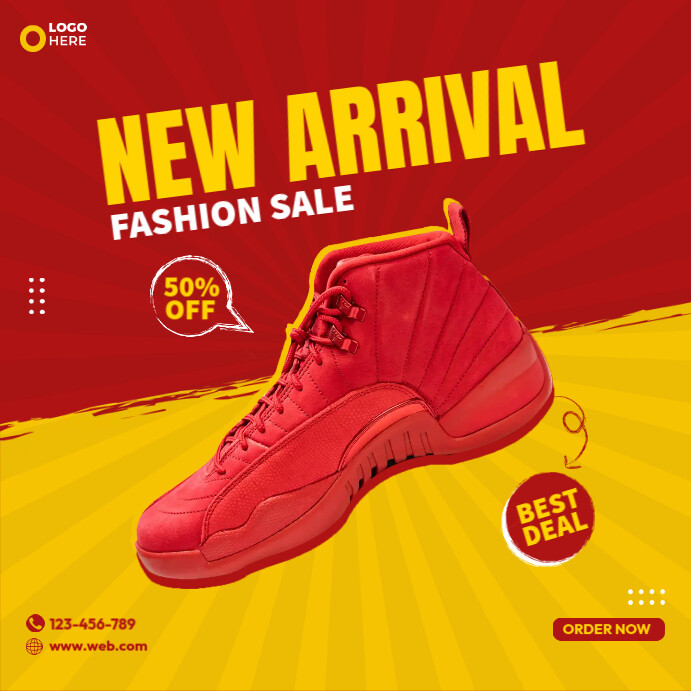 Shoes Fashion Sale Ads Template PosterMyWall