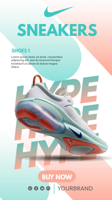Insta Bio Example Shoes Shoes Instagram Post Template | PosterMyWall