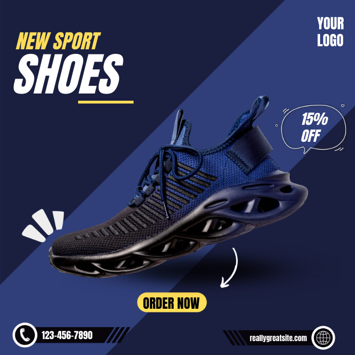 shoes retail FASHION sale template PosterMyWall