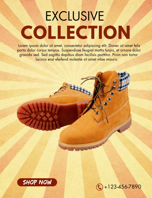 Copy of shoes retail sale template PosterMyWall