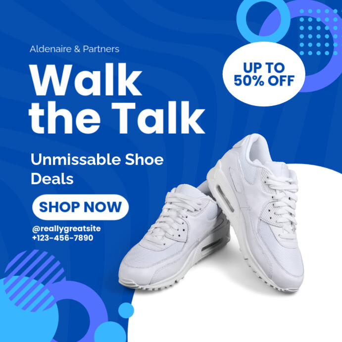 Shoes sale Instagram Post template