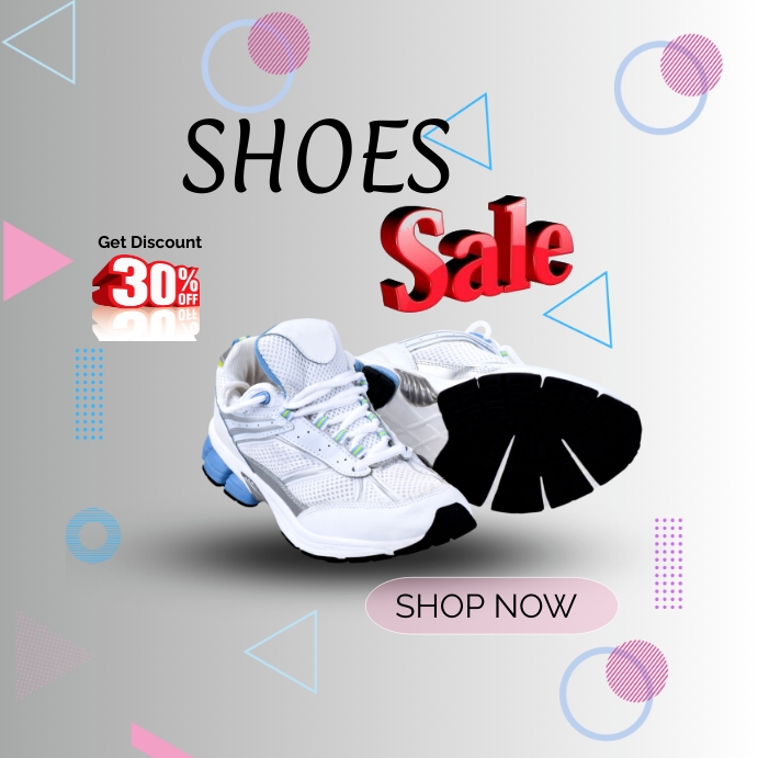 SHOES SALE Template PosterMyWall