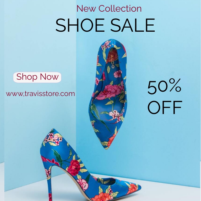 Shoes Sale Instagram Post Instagram Post Template PosterMyWall