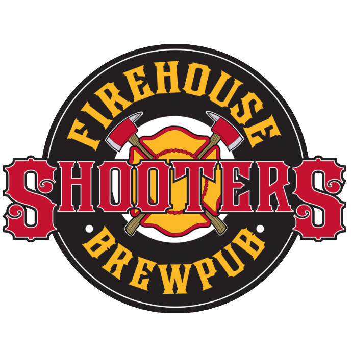 Shooters Beer Munising Falls Chophouse Restaurant Logo template