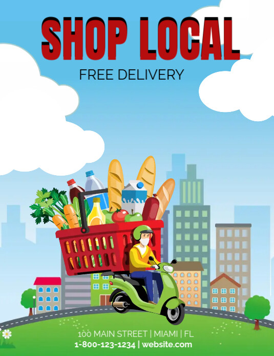 Shop Local Template | PosterMyWall