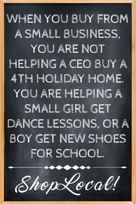 Shop Local Posts Shop Local Promotion Posters Template | PosterMyWall