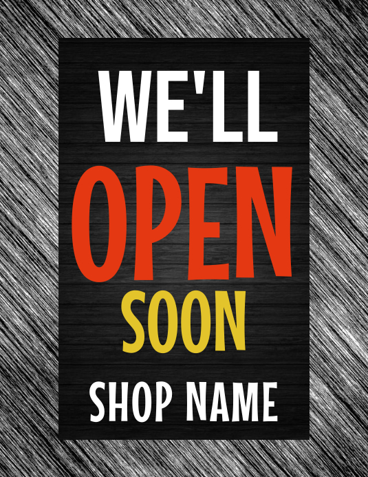 Shop Opening Notice Flyer Template Postermywall Shop Opening Notice Flyer Template Postermywall