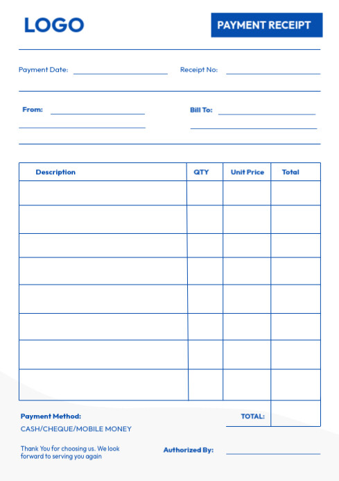 Shop receipt Template | PosterMyWall