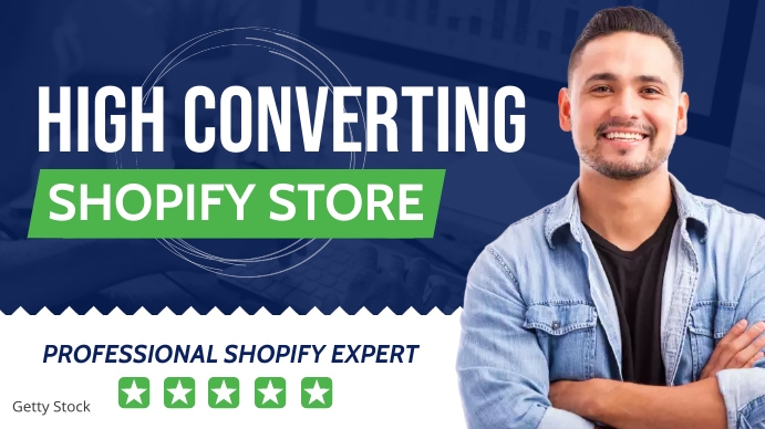 Shopify store manager professional fiverr ser Template | PosterMyWall