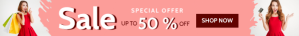 Pink Sale Promotion Leaderboard Template