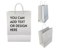 Shopping bag paper bag mockup tenplate 中矩形广告 template