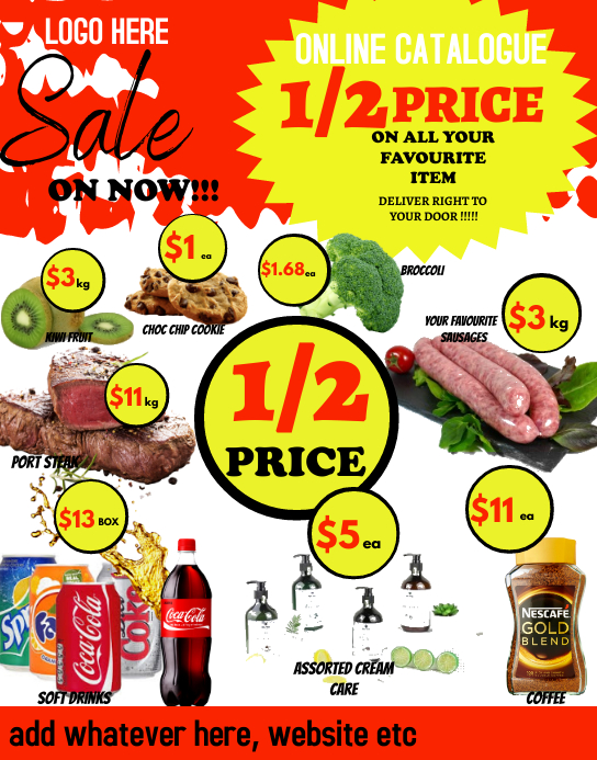 shopping catalogue Template PosterMyWall