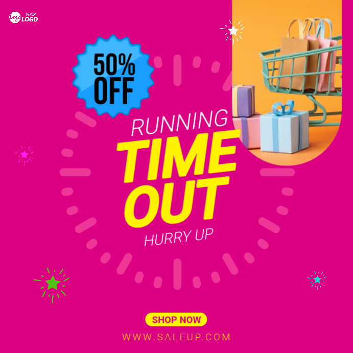 Shopping Count Down Template Instagram Post
