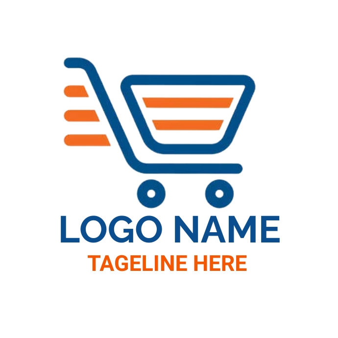shopping logo template