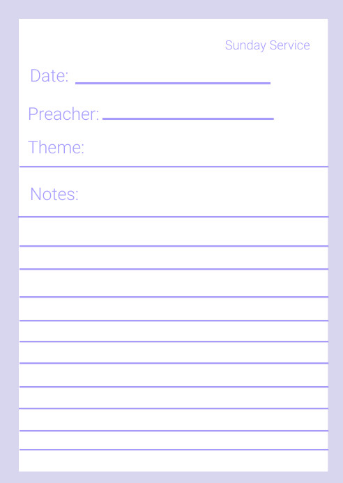 Short Notes Template | PosterMyWall