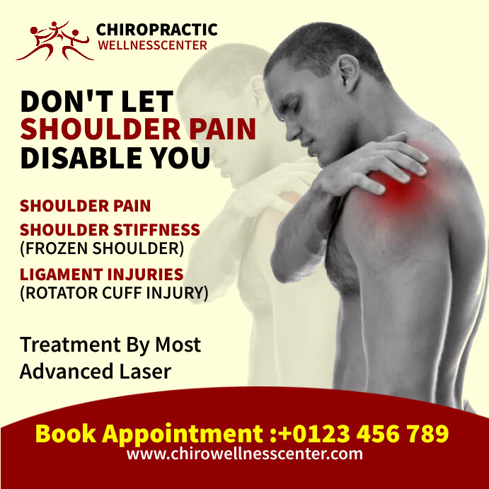 Shoulder Pain Template | PosterMyWall