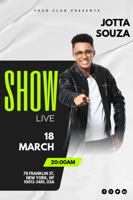 Copy of Show live | PosterMyWall