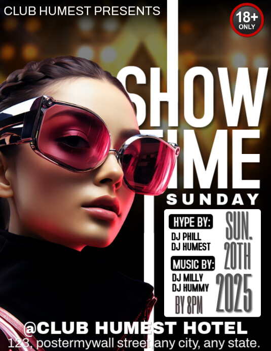 Show time party Design Template | PosterMyWall