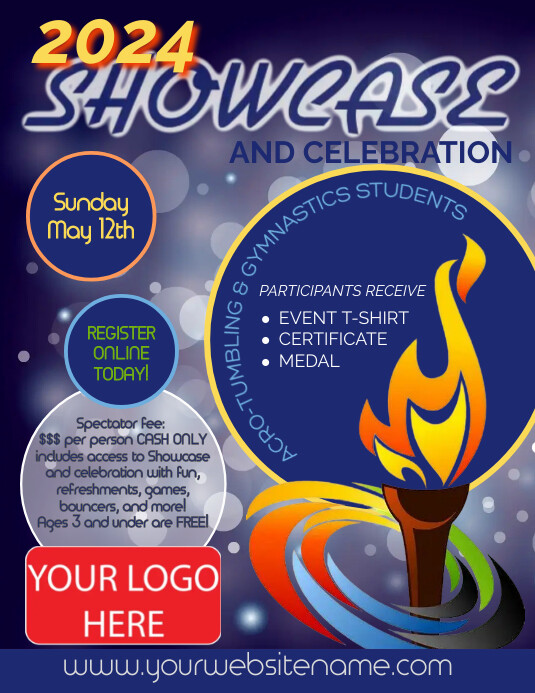 SHOWCASE PERFORMANCE Template | PosterMyWall