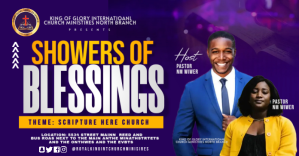 Shower of blessing Facebook Shared Image template