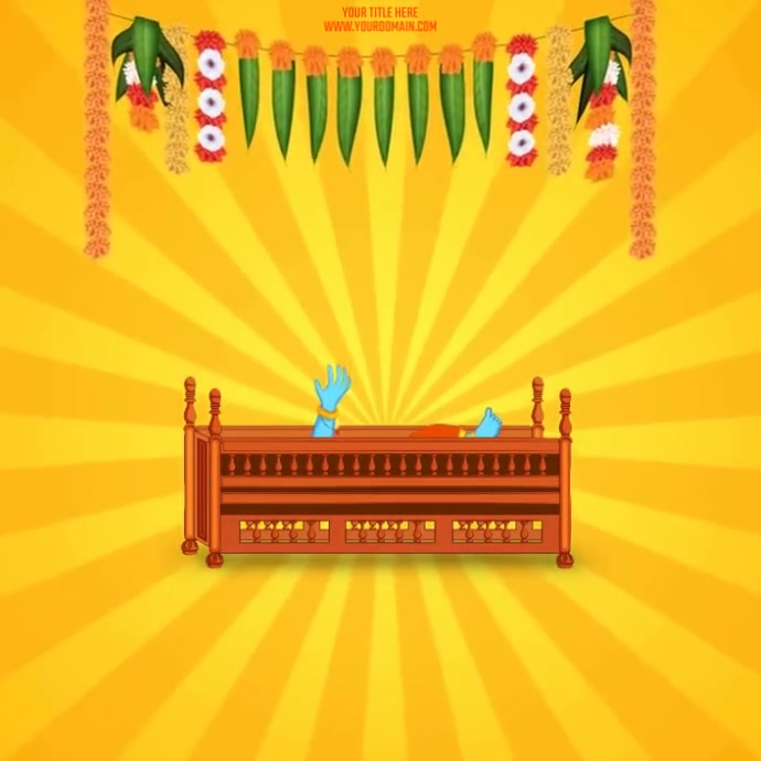 Shree Ram Navami Instagram Post template
