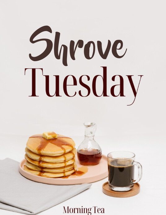 Shrove Tuesday Template PosterMyWall