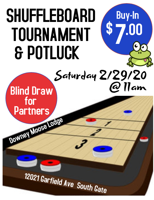 Shuffleboard Tournament Template PosterMyWall