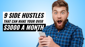 Blue Side Hustles YouTube Channel Cover Photo Template