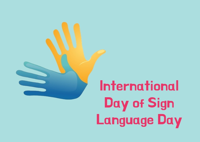 sign language day Template | PosterMyWall