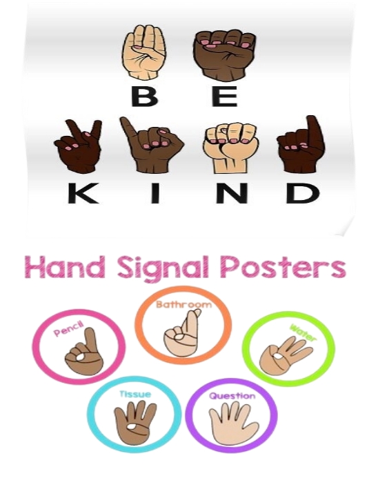 Sign Language Folder Template | PosterMyWall
