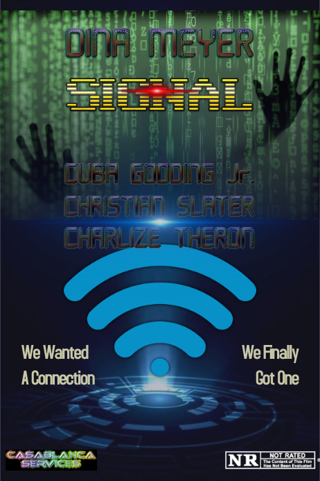 Signal Poster template
