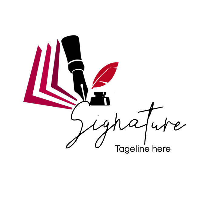 Sample Logo Signature signature logo Template | PosterMyWall