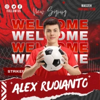 Signing New Member Publicación de Instagram template