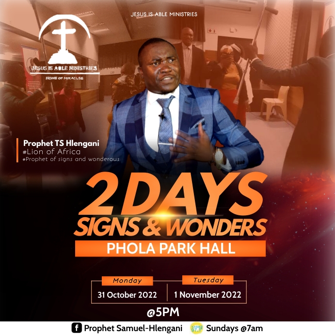 Signs & Wonders Template | PosterMyWall
