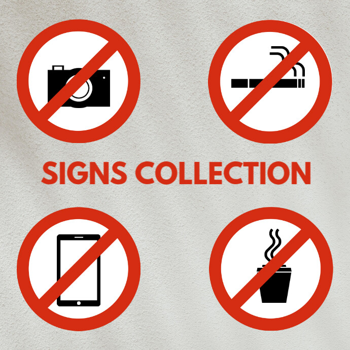 Signs Collection Template | PosterMyWall