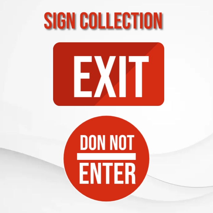 Collection Sign Printable Signs Collection Design Template | PosterMyWall