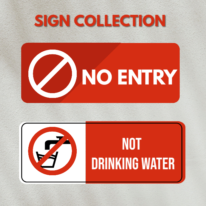 Signs Collection Template | PosterMyWall