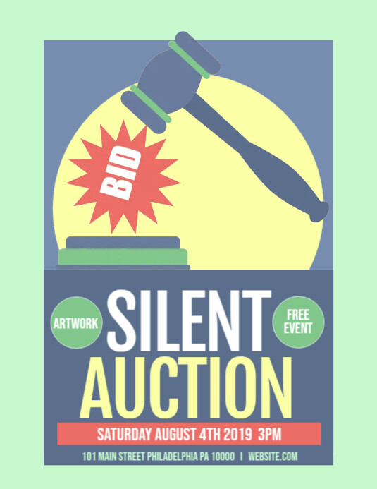 Silent Auction Template PosterMyWall