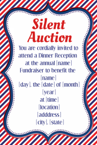 silent auction flyer ideas