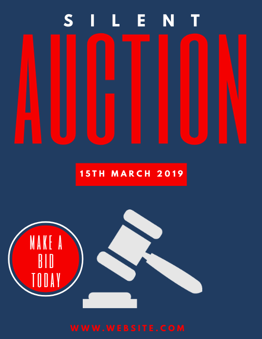 Copy of SILENT AUCTION TEMPLATE PosterMyWall