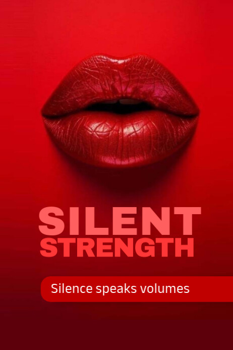 Silent Poster template